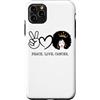 Cancro Queen Astrology Melanin Girl Blac Custodia per iPhone 11 Pro Max Pace Amore Cancro Regina Zodiaco Capelli Afro Compleanno