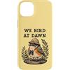 Birding Adventures Co. Custodia per iPhone 14 Plus Noi Uccelli All'alba Birder Wildlife Observer American Robin
