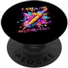 Painting Results Artwork Modern Painting I SHADE BECAUSE I CARE PopSockets PopGrip Adesivo