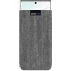 Adore June Business Custodia Compatibile con Samsung Galaxy Note 10 Plus/PRO, Materiale Caratteristico con Display di Pulizia Effetto, Grigio/Nero