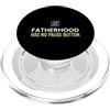 Exhausted Fatherhood Co Papà Paternità No Pausa Pulsante Esausto PopSockets PopGrip per MagSafe