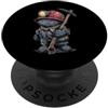 Motivo Minatore Amico Minerario Amico Minatore Con Casco E Lampada Da Minatore PopSockets PopGrip Adesivo