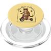 Dawn Rider Cats Tabby Cat Riding Triciclo Occhiali da sole We Ride Dawn PopSockets PopGrip per MagSafe
