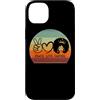 Cancer Astrology Melanin Girl Black Wome Custodia per iPhone 14 Plus Pace Amore Cancro Regina Zodiaco Capelli Afro Compleanno