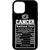 Cancer Zodiac Funny Nutritional Facts As Custodia per iPhone 12 mini Cancro Segno Zodiacale Astrologia Zodiaco
