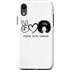 Cancro Queen Astrology Melanin Girl Blac Custodia per iPhone XR Pace Amore Cancro Regina Zodiaco Capelli Afro Compleanno