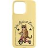 Dawn Rider Cats Custodia per iPhone 15 Pro Max Tabby Cat Riding Triciclo Occhiali da sole We Ride Dawn