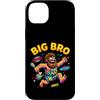 Big Brother Family Siblings Sarcastic Gr Custodia per iPhone 14 Plus Divertente design antico dell'età delle caverne Big Bro per uomini e ragazzi