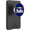 Retro Italia Vintage Italy Retro Italia Bandiera Italia Italia Blu PopSockets PopWallet per MagSafe