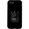 Samurai Warlord Shogun Tactical Warrior Custodia per iPhone SE (2020) / 7/8 Antico signore della guerra samurai comanda la tempesta