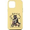 Night Rider Raccoon Custodia per iPhone 12 Pro Max Cool Raccoon Occhiali Da Sole Triciclo Noi Ride at Dawn