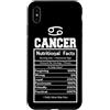 Cancer Zodiac Funny Nutritional Facts As Custodia per iPhone XS Max Cancro Segno Zodiacale Astrologia Zodiaco