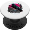 A Look into the Future Designs Uno sguardo al futuro design futuristico Raven SciFi PopSockets PopGrip Adesivo