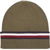 Tommy Hilfiger TH Corp Love Solid Stripe Beanie One Size RBN - Army Green One Size