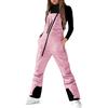 LOKLNEYK Tuta da Neve Donna - Pantaloni Tuta Donna Taglie Forti Impermeabile Set Sportiva Montagna 2 Pezzi Calda Curvy Completo Salopette Abbigliamento 2#Rosa L