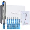 CLOUDMER Dr pen Microneedling M8S Microneedling Pen con gamma completa di cartucce, somma 14 cartucce dr pen M8S, utilizzate per anti-invecchiamento, rassodamento della pelle, sbiancamento delle imperfezioni