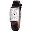 JewelryWe Orologio da Polso Quadrato da Donna: Orologio Numero Romano Cinturino in Pelle Idee Regalo per lei