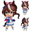 Xinchangda Pretty Derby Figura Tokai Teio Anime mobile Figura 10 cm Figura Carina Figurine Accessori Intercambiabili Action Figure Collezioni Desktop