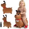 sun baby Bouncing Toy Dog Reksio Brown