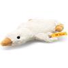 Steiff Peluche Oca Gilda anello con sonaglio, dolce animale di stoffa per bambini e neonati da 0 mesi, Friends, pupazzo 13 cm, piccolo, bianco, 242878