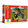 Trefl -Fireman Sam, Listos para ayudar - Puzle de 30 piezas - Puzle de colores con los personajes de la serie infantil, Vehículo de bomberos, Equipo de salvamento, Juego para niños a partir de 3 años