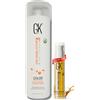 GK HAIR Global Keratin Moisturizing Conditioner 1000ml + Argan Oil Hair Serum 10ml - Balsamo Idratante per Capelli Secchi, Danneggiati & Colorati + Siero all'Olio di Argan - Senza Solfati, Protezione