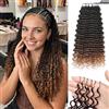 Renyarch Miracle Deep Wave Mini Knots Crochet Human Hair Bundles for Black Women 20 Pollici Crochet Human 125g 100c T30# Water Wave Wet and Wavy Invisible Knotless Curly Extensions