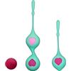 SXOVO Palline Vaginali - Palline di Kegel con Sfera Traballante Incorporata per Migliorare gli Esercizi di Kegel, 2 Manicotti in Silicone + 4 Kegel Balls Donna Intercambiabili di Diverso Peso