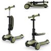 KINDERKRAFT Monopattino Evolutivo 2in1 con Seduta HALLEY 2 Green