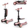 KINDERKRAFT Monopattino Evolutivo 2in1 con Seduta HALLEY 2 Pink