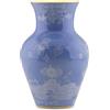 GINORI 1735 VASO MING 25 CM, ORIENTE ITALIANO BLU PERVINCA, FILO ORO