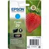 Epson CARTUCCIA EPSON 29 Fragola C13T29824012 CIANO 3,2 ML x XP-245/247/255/257/332/342/345/352/355 XP-435/442/445/452/455 - C13T29824012