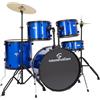 Soundsation Batteria Acustica Soundsation EDK22B Blue - Set Completo 5 Pezzi