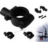 Lhbwhiz Confezione da 2 supporti per specchietti per moto,supporto universale per manubrio,adattatore per specchietto,supporto per specchietto retrovisore,supporto per adattatore(nero, 8 mm)