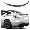 TOPABYTE Spoiler per Tesla Model 3 Highand 2026-2024 Originale Spoiler Posteriore Aletta Lip per Tesla 3 Highand Accessori (Carbonio Lucido)