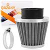 QAZAKY Universal Filtro dell'aria da 48 mm, 49 mm, 50 mm Compatibile con 50 cc-90 cc, 110 cc, 125 cc, 140 cc, 150 cc, 200 cc, 250 cc, GY6, motociclo, ATV, scooter, quad, go kart, ciclomotore, pit dirt