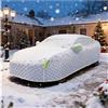 Generico Telo copriauto antigrandine per Volvo XC60 2008-2025, Copriauto da esterno, Anti Grandine, Anti-Neve, Impermeabile, Resistente, Anti UV per quattro stagioni