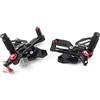 Three T FSFY Pedane regolabili per moto Pedane pedane Pedali in alluminio CNC per Kawasaki Z900 2021 2022 (Nero)
