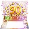 Joli Coon Biglietto auguri 90 anni donna - Biglietto auguri compleanno 90 anni c