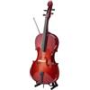 Morain Piccolo modello classico in legno di violoncello, realizzato a mano, da collezione, con espositore adatto per casa e ufficio, decorazione in legno in miniatura, modello violoncello