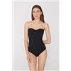 Tezenis Body Con Reggiseno A Fascia Natural Lifting 2 In 1 Donna Nero