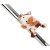 NICI 62135 MagNici Gatto portafortuna di peluche con calamita, aderisce a superfici metalliche, lavagne magnetiche e manici della borsa diventando un compagno di viaggio, 12 cm, marrone