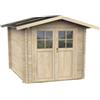 Alce Casetta in legno da giardino alce opera in abete 215x180x207 cm