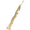 Sax Soprano Dritto Vintage Sassofono Soprano da Studio per Scuola di Musica