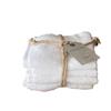 FAZZINI Set 4 Lavette Coccola Bianco