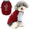 Zunea Felpa per cani di piccola taglia Pullover stile sportivo Abbigliamento per cuccioli con guinzaglio Anello Morbido Caldo Autunno Dolcevita Manica Corta Maglione Cappotto Inverno Pet Chihuahua