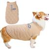Zunea Giacche per cani di taglia piccola e media Corgi vestiti con anello a D caldo foderato in pile cappotti invernali per il freddo giacca per cuccioli vestiti morbidi per animali domestici bassotto