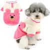Zunea Cute Bear - Maglione invernale per cani di piccola taglia, colore | Morbido e caldo pile Sherpa, anello a D, maglione, maniche corte, uso quotidiano, passeggiate, letto, chihuahua