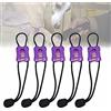 MESINURS Pet Tournequet - Primi soccorsi a Rilascio rapido per Cani canini Gatti Animali, 5 pz(Viola)