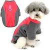 Zunea Colore Patchwork Pile Cane Maglione per Cani di Piccola Taglia Riflettente Pullover Maglione Cappotto con Guinzaglio Anello Morbido Caldo Autunno Inverno Vestiti Cuccioli Freddo Felpa Pet